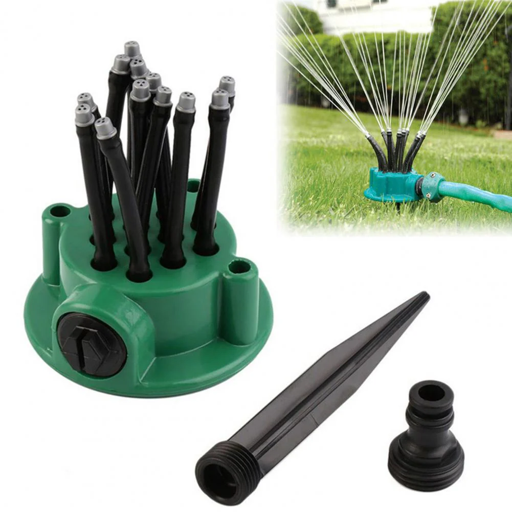 12-in-1 Gartenbewässerungssystem mit 360-Grad-Sprinkler - Image 5