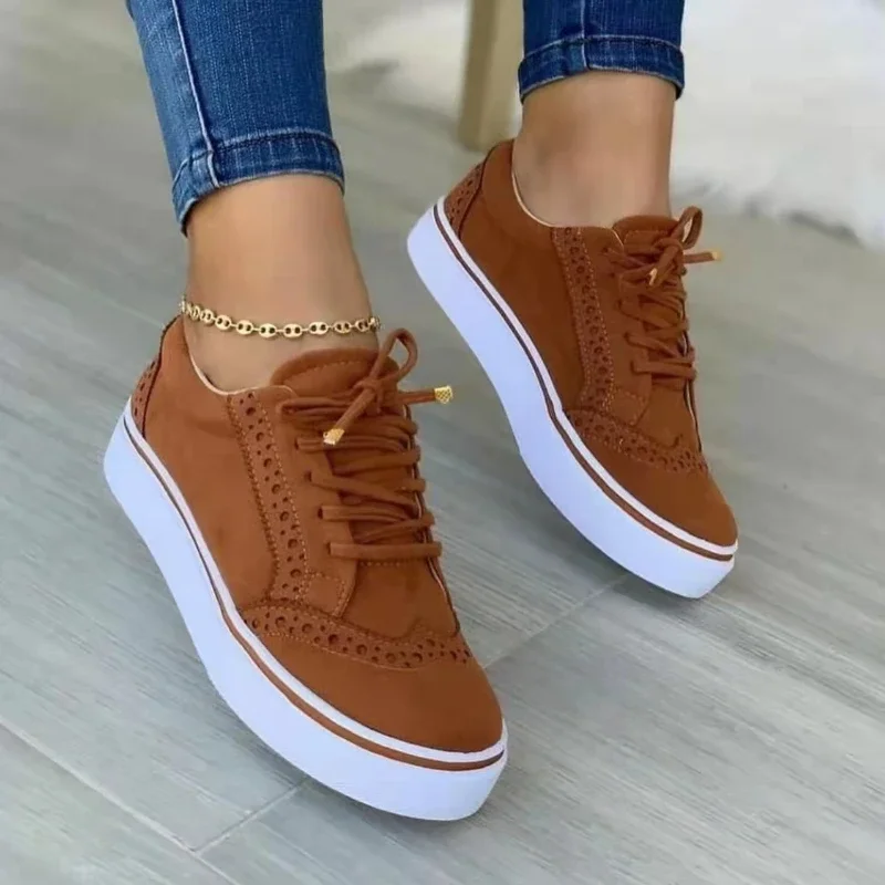 Alveria Damen Sneaker mit Schnürung - Image 3