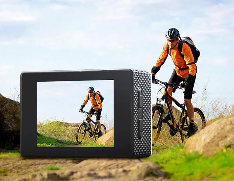 AquaView 720 Action Camera – Sportkamera mit 2.0" Bildschirm und Unterwassergehäuse - Image 2