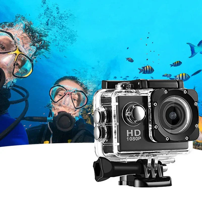 AquaView 720 Action Camera – Sportkamera mit 2.0" Bildschirm und Unterwassergehäuse - Image 5