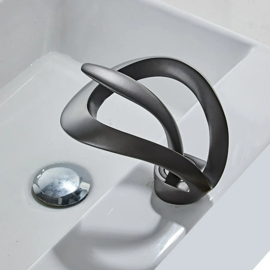 Aquedra Waschbeckenarmatur mit Einhebelbedienung und gebogenem Auslauf - Image 12