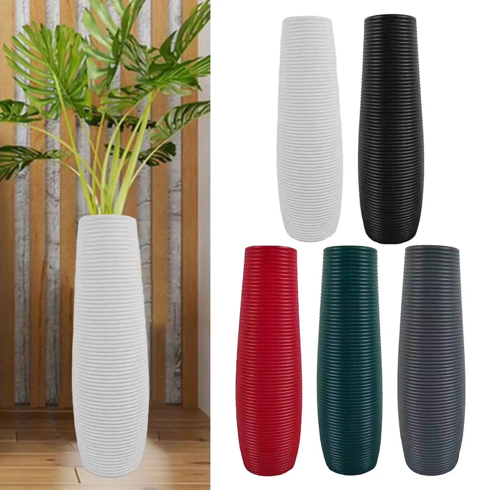Arvona Standvase 33 cm mit strukturierter Oberfläche - Image 3