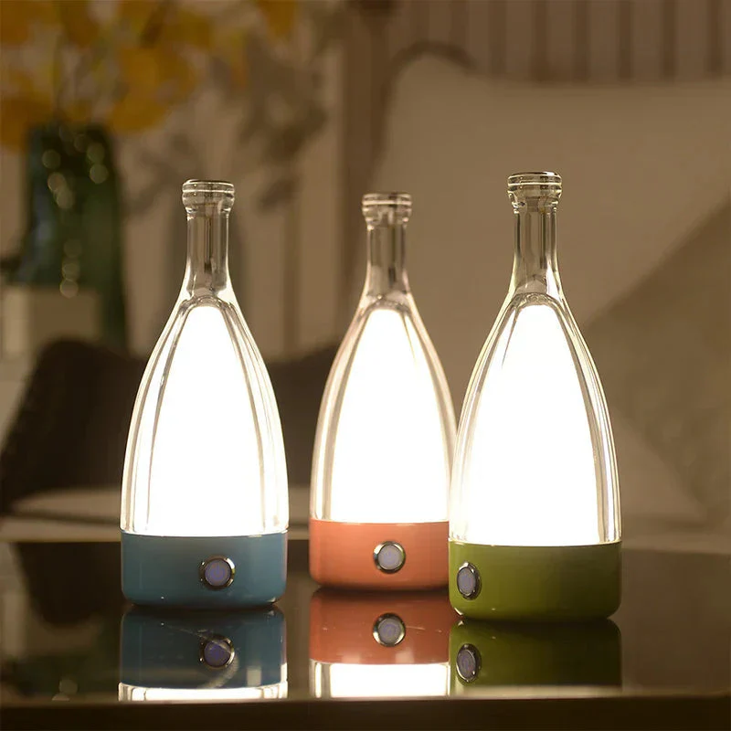Borelia Tischleuchte in Flaschenform mit dimmbarer LED-Beleuchtung – kabellose Leuchte - Image 3