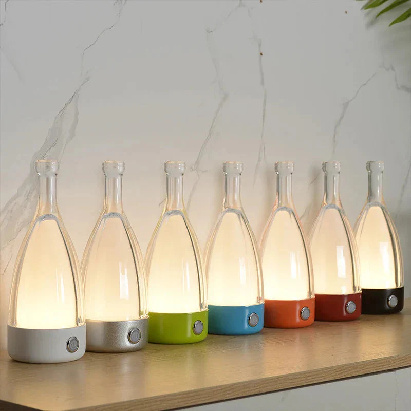 Borelia Tischleuchte in Flaschenform mit dimmbarer LED-Beleuchtung – kabellose Leuchte - Image 5