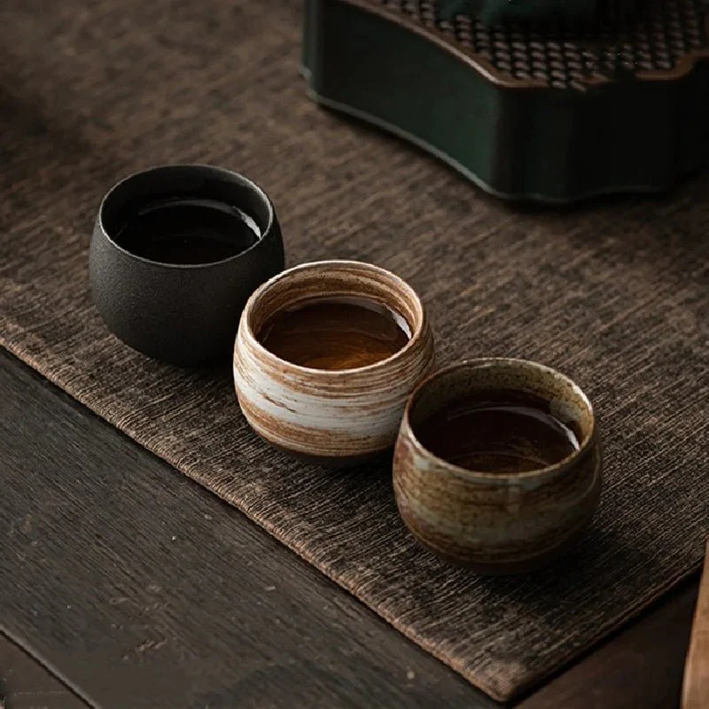 Calvero Handgefertigte Espressotassen aus glasierter Keramik – Rustikaler Kaffeegenuss - Image 3