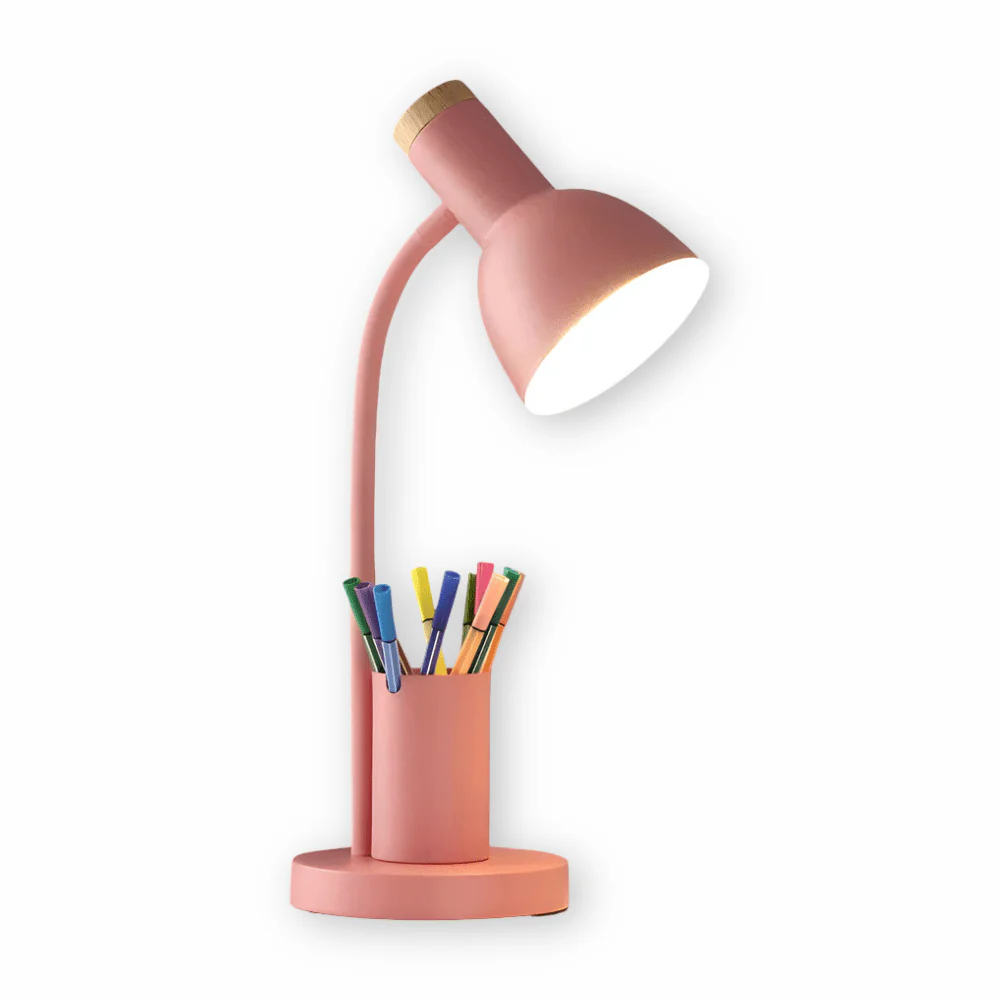 ClarioDesk LED-Schreibtischleuchte mit integriertem Stiftefach - Image 3