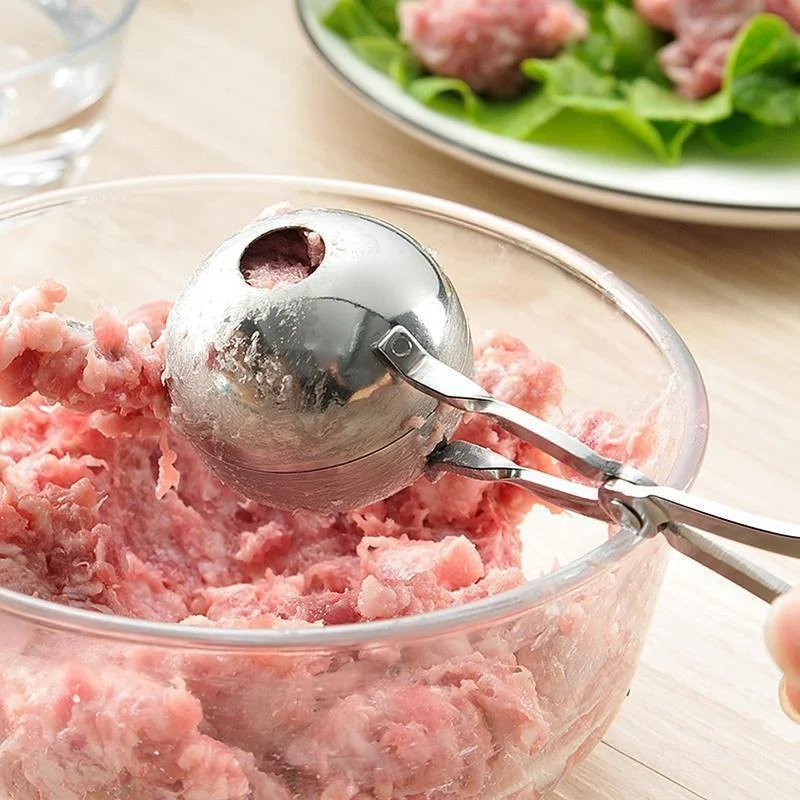 Culina Fleischklößchenformer – Edelstahl-Küchenzange für Fleisch- und Reisbällchen - Image 4