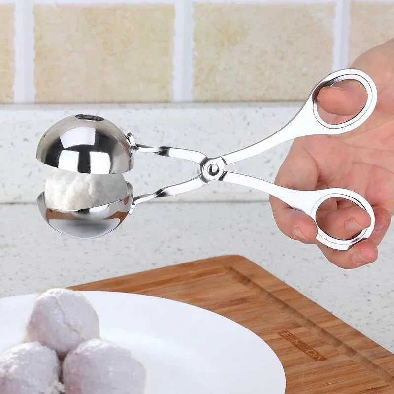 Culina Fleischklößchenformer – Edelstahl-Küchenzange für Fleisch- und Reisbällchen - Image 6