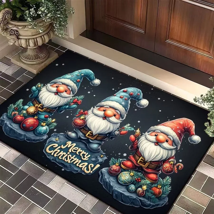 FestivaDoor Weihnachts-Fußmatte – Rutschfeste Polyester-Matte mit saisonalem Motiv - Image 7