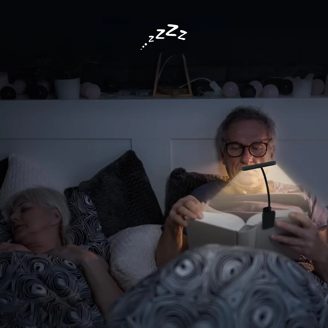 FlexiRead LED-Leselampe – Flexible Beleuchtung mit Clip - Image 3