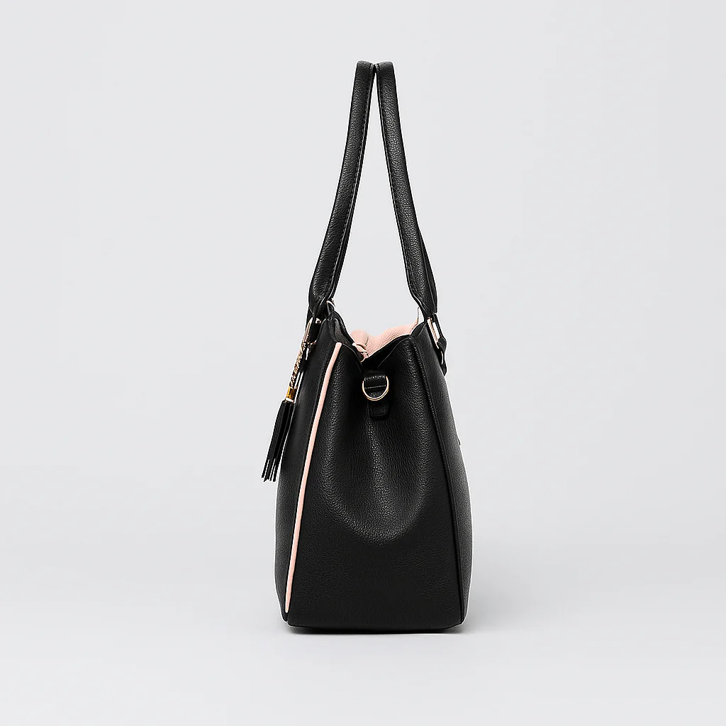 Florena Handtasche – Klassische Tasche mit dekorativen Details und verstellbarem Schulterriemen - Image 5