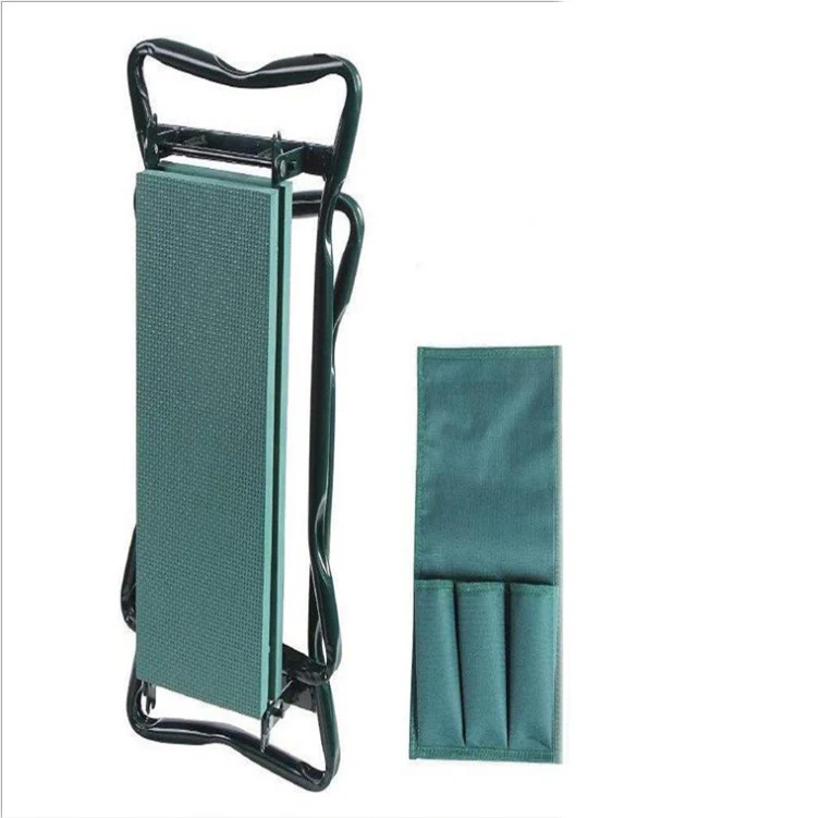 GardenMate Klapphocker mit Werkzeugtasche – Praktische Sitzhilfe für Gartenarbeiten - Image 5