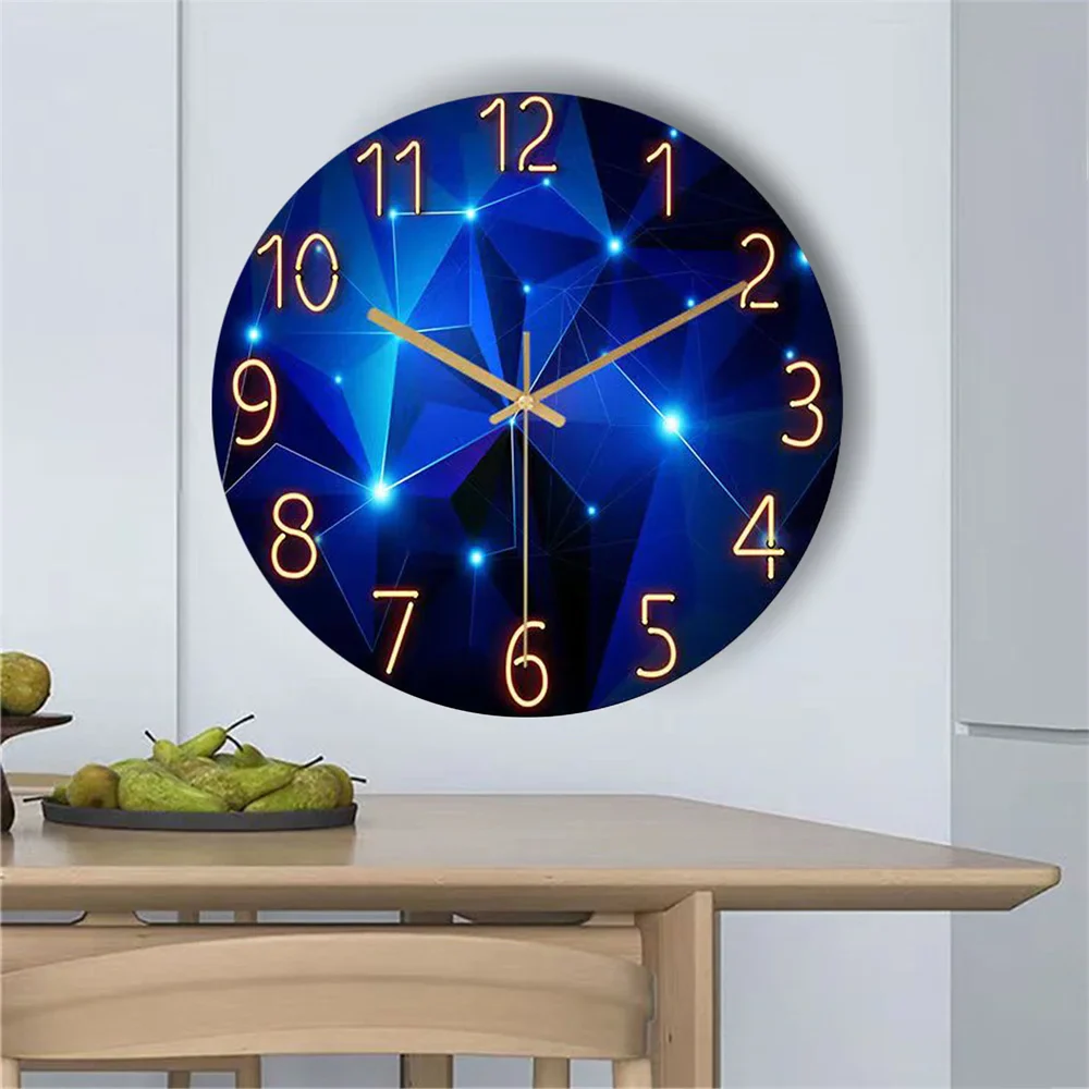 Glasero Wanddekouhr – Runde Quarzuhr aus gehärtetem Glas (30 cm) - Image 2