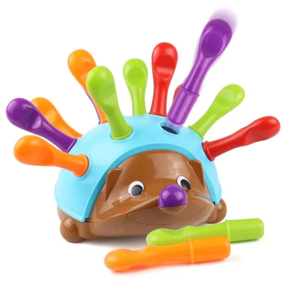 Hedoro Kinder Lernspielzeug Igel mit Steckstiften - Image 2