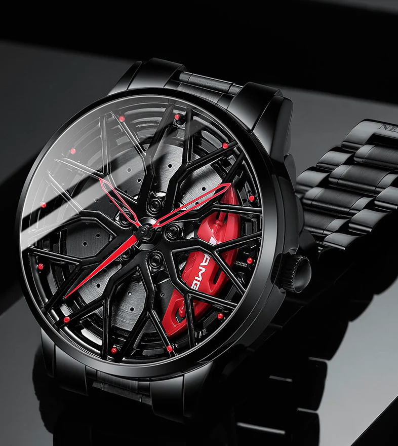 Herrenarmbanduhr mit motorsportinspiriertem Zifferblatt - Image 2