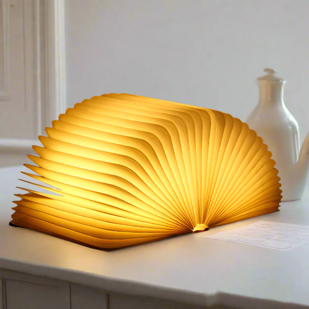 LED-Buchlampe im faltbaren Design für stimmungsvolle Innenbeleuchtung - Image 4