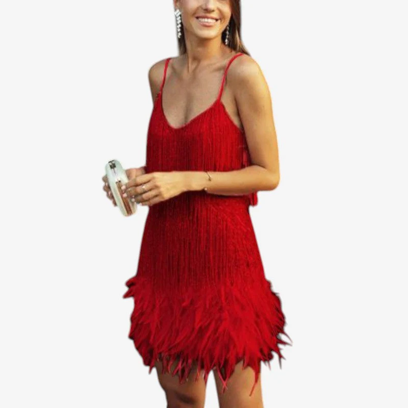 Lunaria Kleid – Damen Minikleid mit V-Ausschnitt, ärmellos und Polyester - Image 8