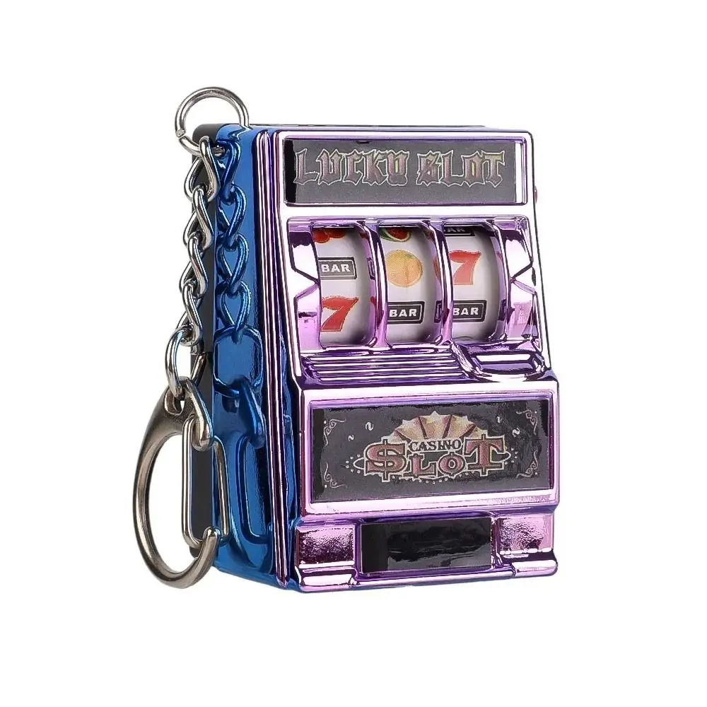 Mini-Spielautomaten-Schlüsselanhänger mit Drehmechanismus - Image 2