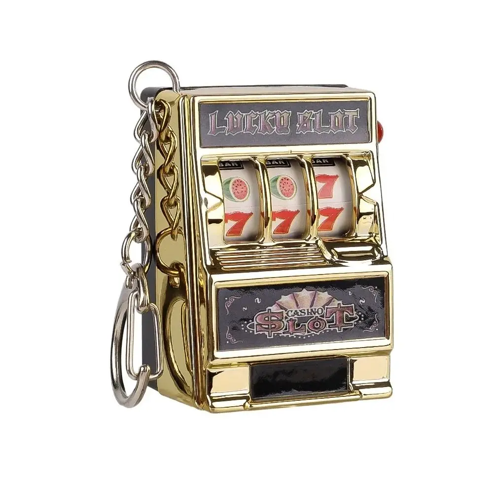 Mini-Spielautomaten-Schlüsselanhänger mit Drehmechanismus - Image 5