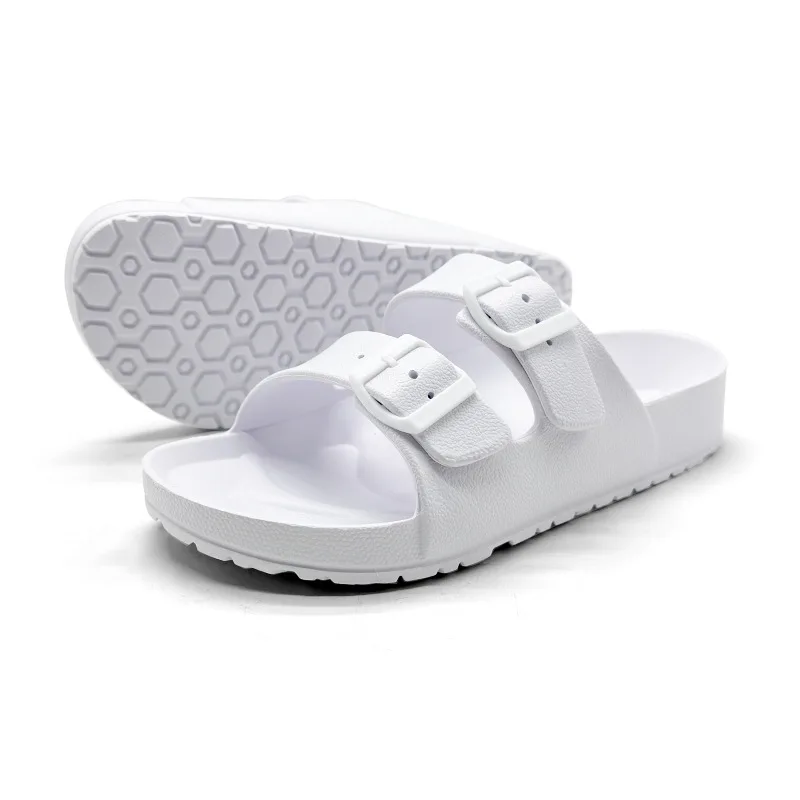 Norvella Unisex Slides mit Schnalle und flachem Design - Image 4