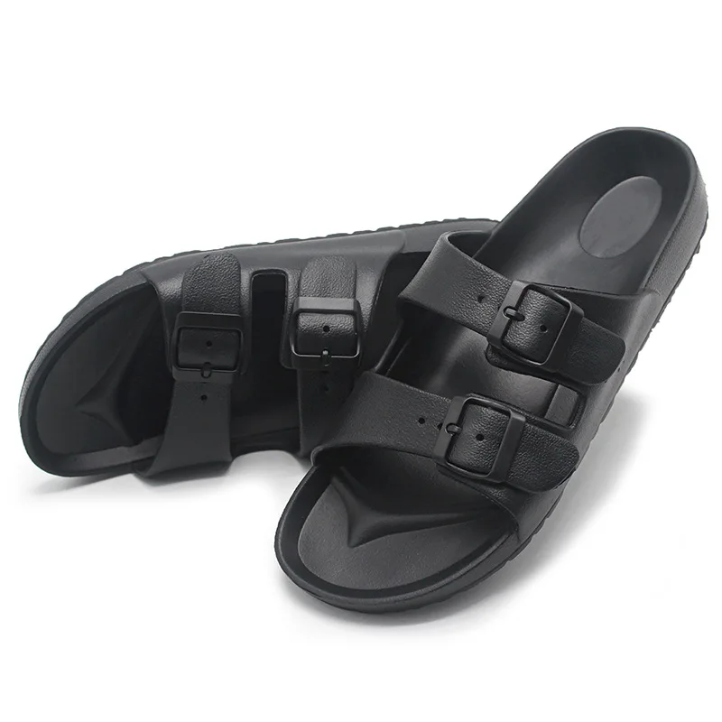 Norvella Unisex Slides mit Schnalle und flachem Design - Image 5