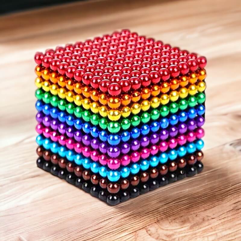 Regenbogen Magnetkugeln Set – Kreative Gestaltung mit Magnetelementen - Image 3