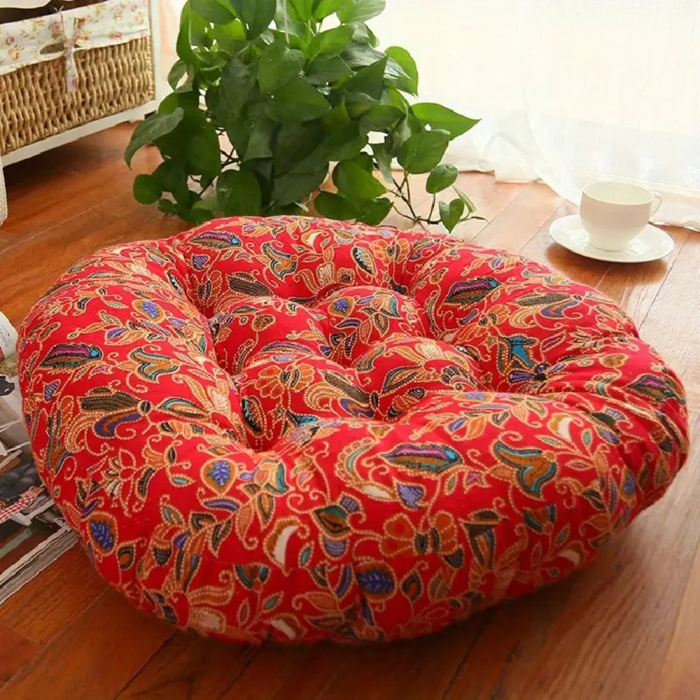 Rundes Boho-Sitzkissen – Dekorativer Komfort für Ihr Zuhause - Image 4