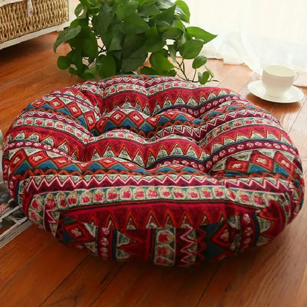 Rundes Boho-Sitzkissen – Dekorativer Komfort für Ihr Zuhause - Image 5