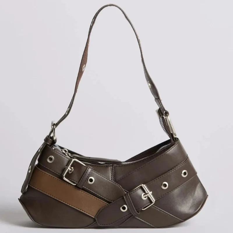 Schultertasche mit verstellbarem Gurt und Reißverschlussfach - Image 5