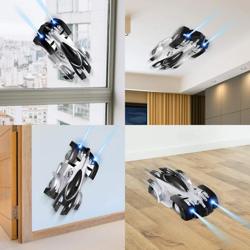Skyvion RC Muurklim Auto met Afstandsbediening en 360° Rotatie - Image 5