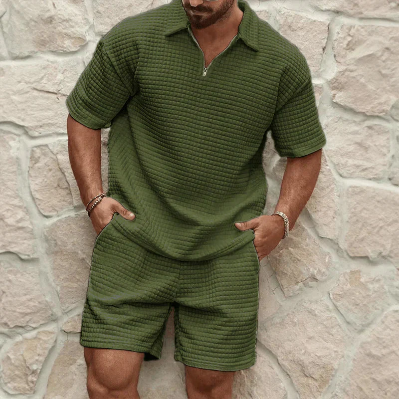 Solviero Herren 2-teiliges Set mit T-Shirt und Shorts - Image 4