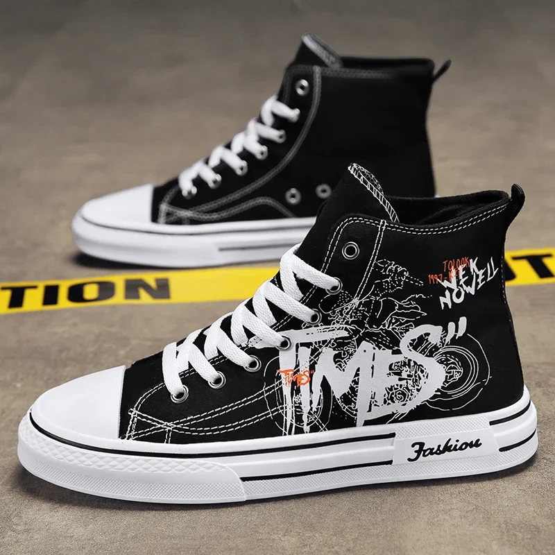 Solvire Herren Canvas High-Top Sneaker mit Schnürung - Image 2
