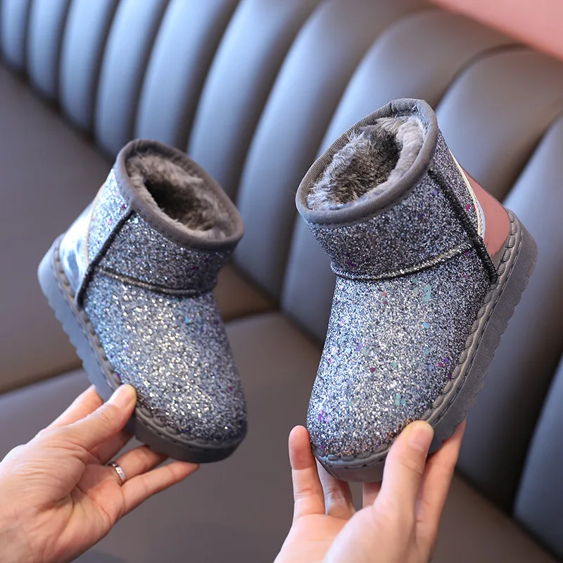 Soreli Kinderstiefel mit Glitzerdetails – Knöchelhoch für Herbst und Winter - Image 5