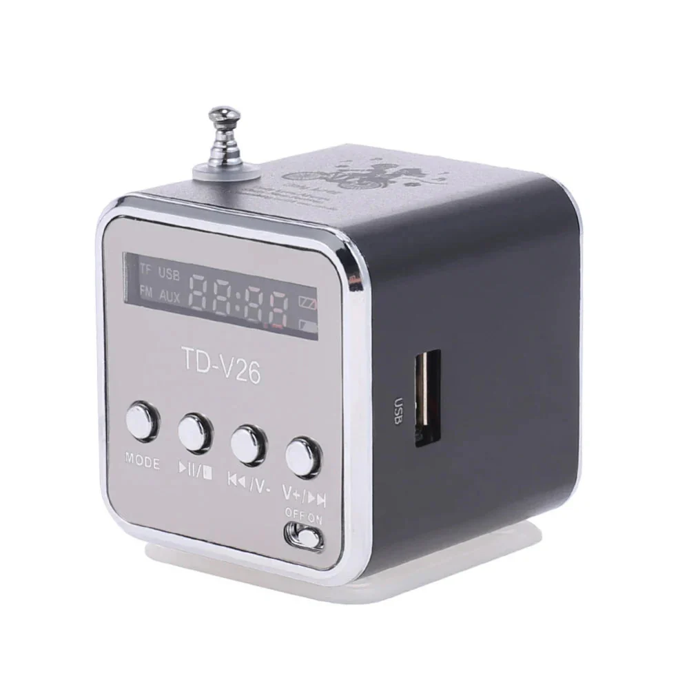 Soundora Mini Bluetooth Lautsprecher mit Display und FM-Radio