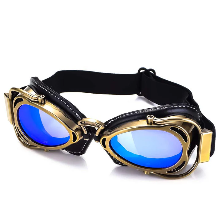 Terrox Motorradbrille mit faltbarem Rahmen und verstellbarem Band – Schutzbrille - Image 4
