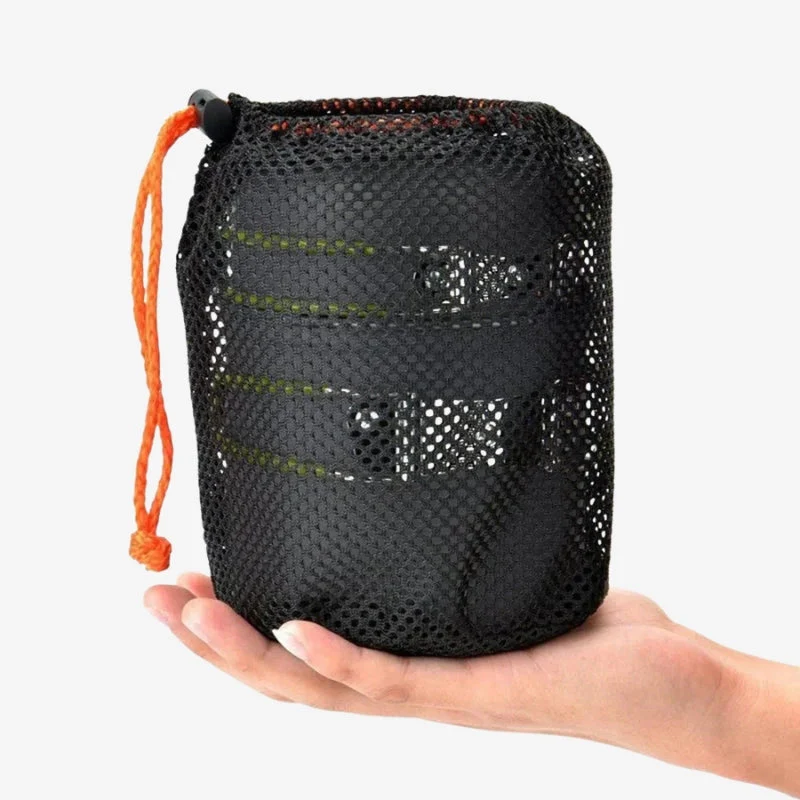 TrailCook Essentials Kochset – Leichtes Camping-Kochgeschirr aus Edelstahl - Image 2