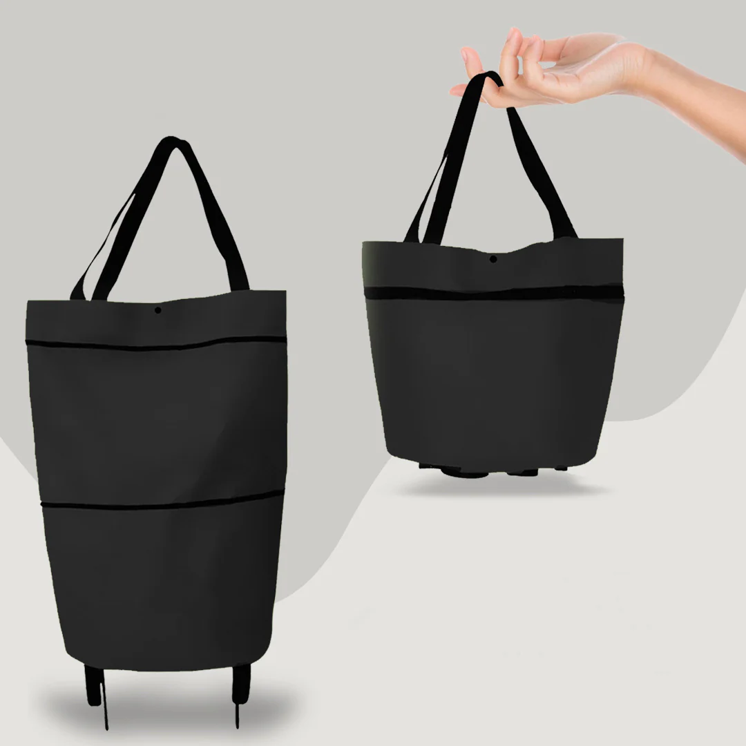 Travora Einkaufstrolley Tasche – faltbare Tragetasche mit Rollen und 30 kg Tragkapazität - Image 6
