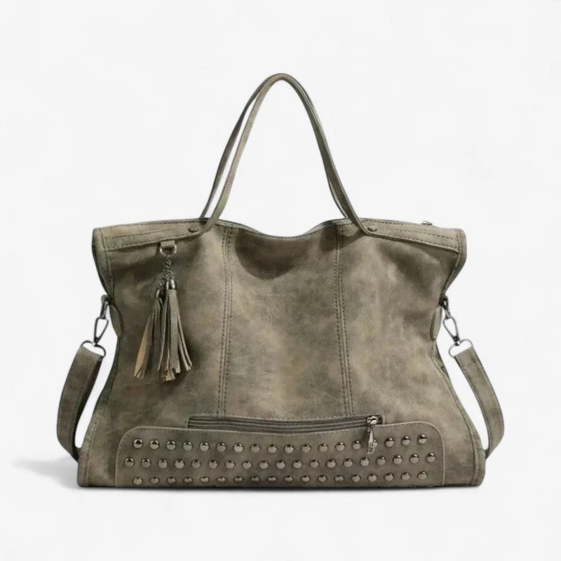 Valmera Schultertasche aus PU mit großem Innenfach und verstellbarem Gurt - Image 2