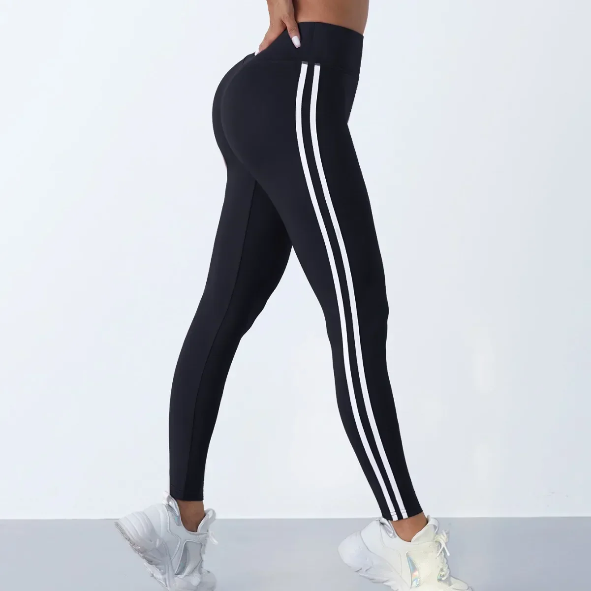 Velmira Damen Leggings mit hoher Taille und nahtloser Verarbeitung - Image 4