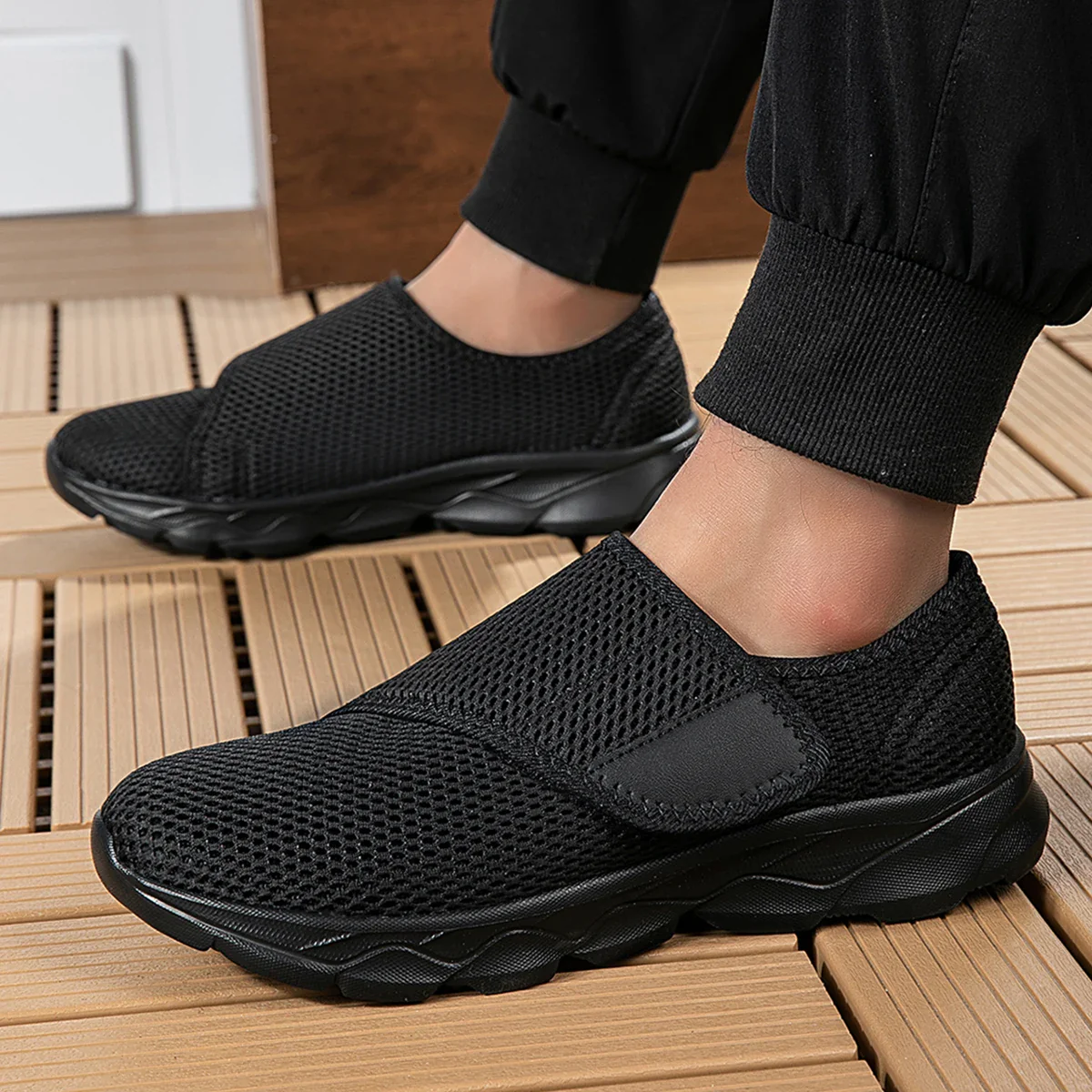 Velmira Damen Sneakers mit Klettverschluss – leichte Mesh Freizeitschuhe - Image 7