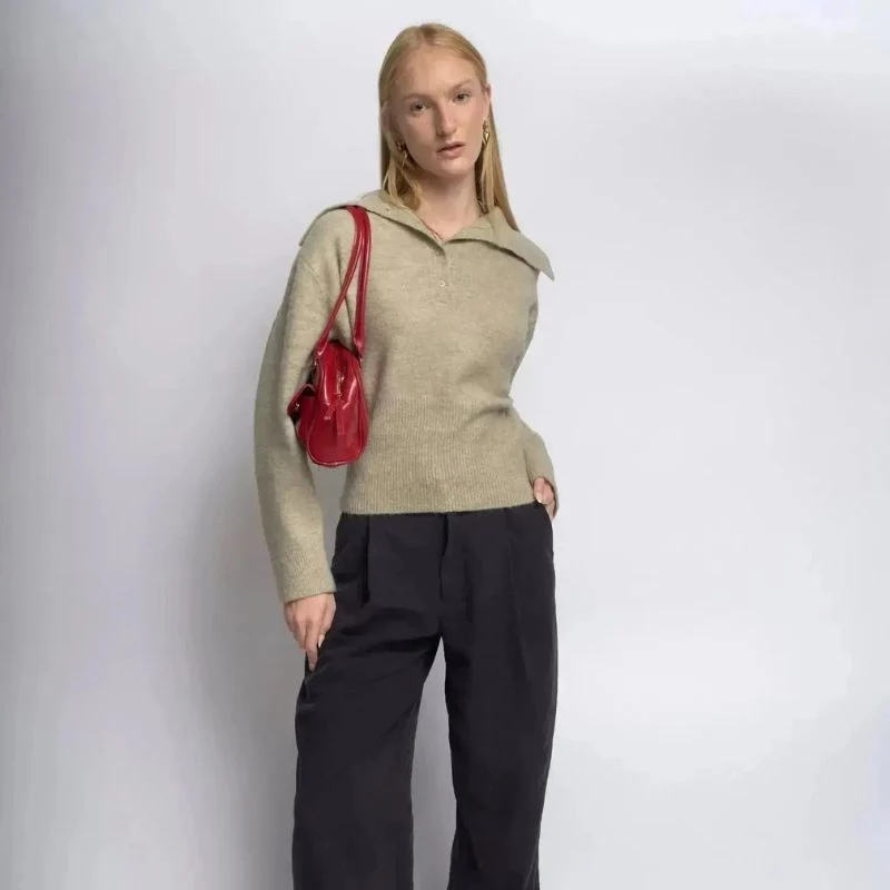 Velmira Schultertasche – Umhängetasche mit Reißverschluss, Seitenfach und verstellbarem Riemen - Image 8