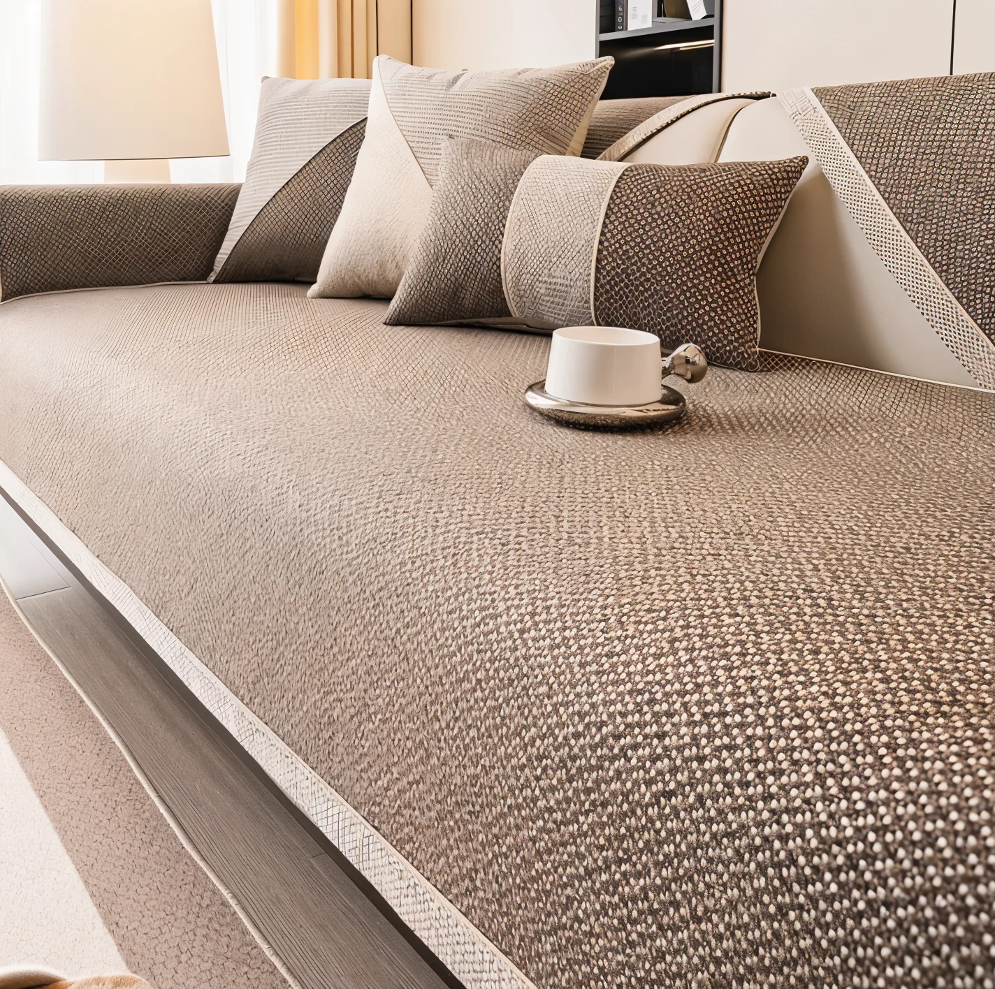 Velora Sofaüberzug aus Baumwollmischgewebe – Schutz für Polstermöbel - Image 8