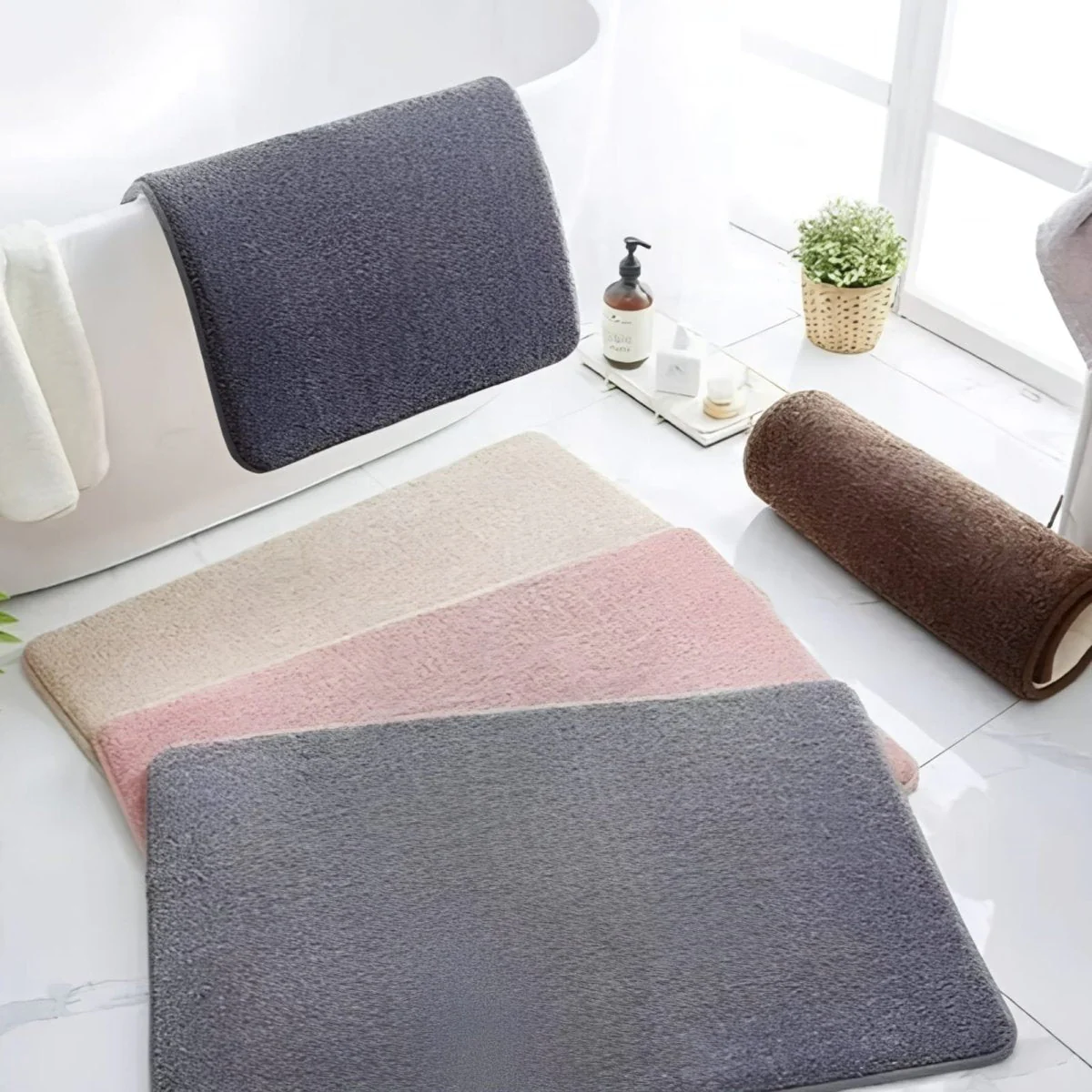 Veluro SoftStep Badematte – Weiche & Rutschfeste Komfortmatte für Zuhause - Image 5