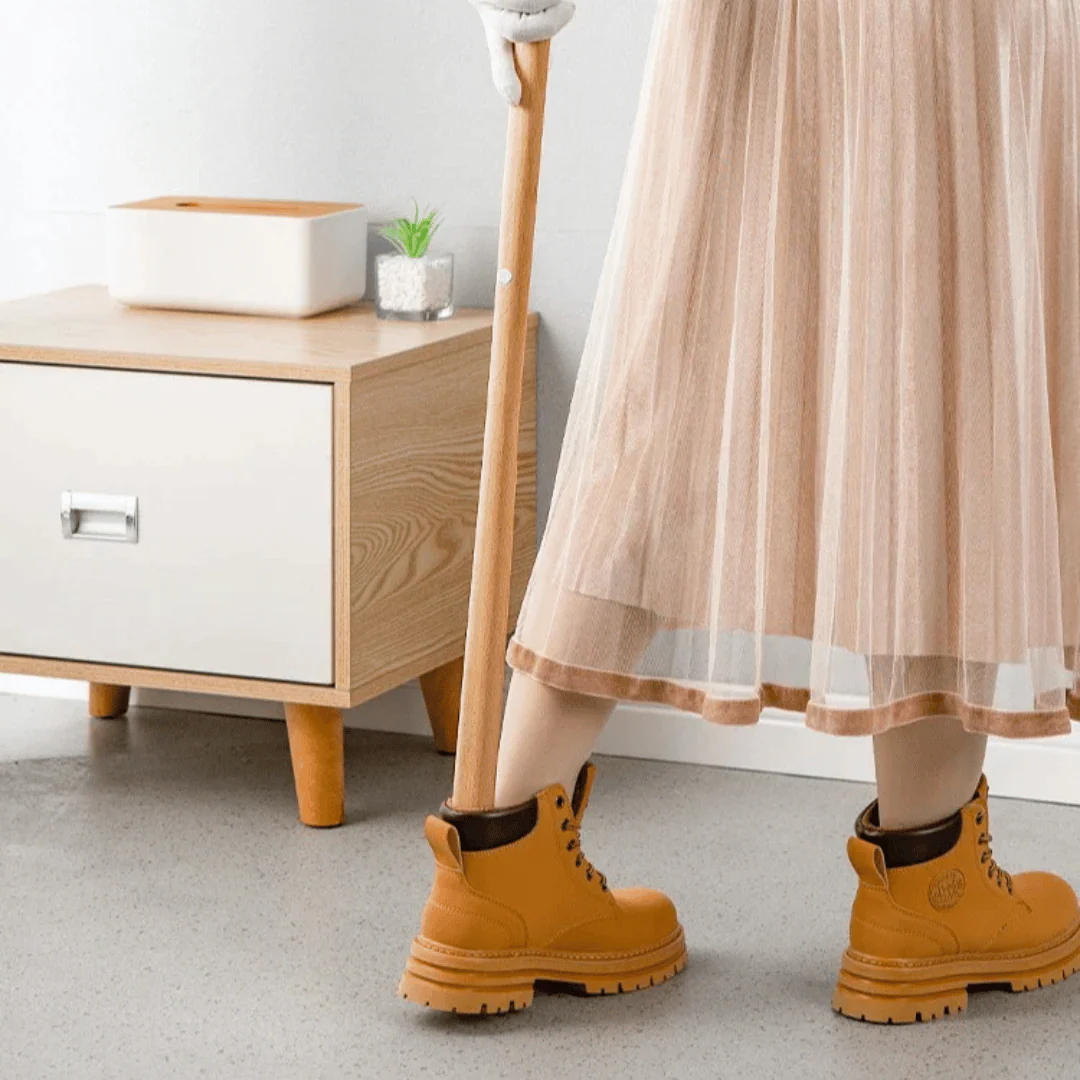 Walden magnetischer Schuhlöffel aus Buchenholz – Minimalistisches Design für bequemes Anziehen - Image 9